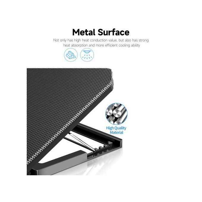 Laptop Cooling Fans Stands Foldable Notebook Computers Cooling Pads Cooler Laptop Stand Adjustable Height image - mobimarket